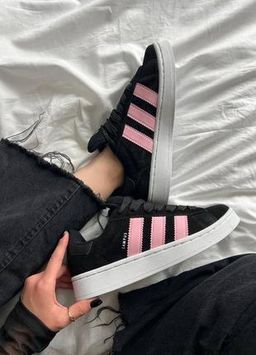 Adidas campus noir rose