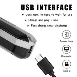 S3 Rechargeable Hair Trimmer For Adults Cross-Border Plastic Handle For Home Use Hair Clippers