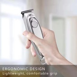 Retro Style USB Metal Electric Clippers For Man Carving Hair Trimmer With Plastic Handle For Salon Use