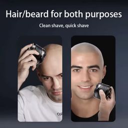 Komingdon Upgraded 7D Rotating Electric Shaver Magnetic Floating Heads Beadr Hair Razor Hypoallergenic Head Shavers for Bald Men