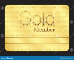 GOLD FAN CARD