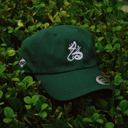 Classic كُمّة logo dad hat (Green)