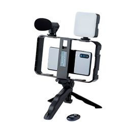 TRIPOD VIDEO MAKING CON LED Y MICROFONO AY-49X