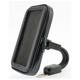 HOLDER CON ZIPPER PARA CELULARES BRAZO FLEXIBLE MOTO