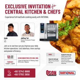 Exclusive Invitation for Central Kitchen and Chefs