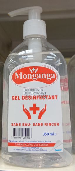 Monganga Gel Desinfectant 350ml
