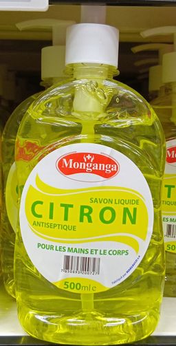 Monganga Savon Liquide Citron 500ml