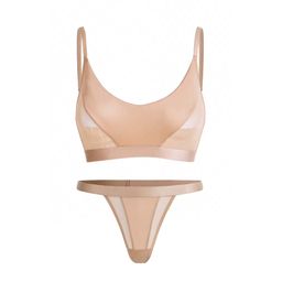 Wireless pant and bra set  skin