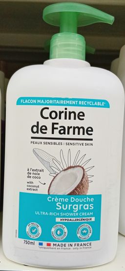 Corine De Farme Douche Cr. Coconut 750ml