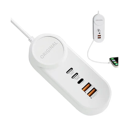 CARGADOR POWER SOCKET USB/TYPE C/IOS CARGA RAPIDA
