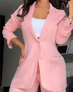 K-1381 Latest Design Business Suits Set for Women Blazer and Pants Set Two Piece Ladies Suits Office Wear Blazer Set for Women
