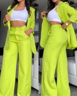 K-1381 Latest Design Business Suits Set for Women Blazer and Pants Set Two Piece Ladies Suits Office Wear Blazer Set for Women