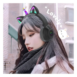 AUDIFONOS BLUETOOTH DE DIADEMA TIPO UNICORNIO