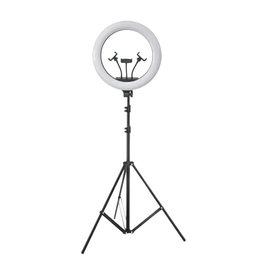 ARO DE LUZ DE 36CM CON 3 HOLDER