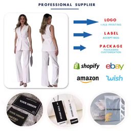 C0318 Trendy Outfits for Women Formal Sets Elegant Ladies Suits Office Wear Top and Pants Two Piece Set Women Clothing