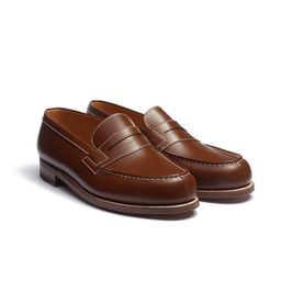 mocassin en cuir (marron clair N°1)