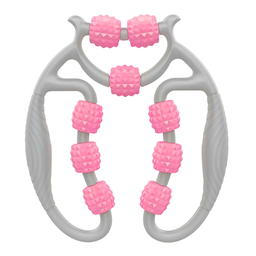 MASAJEADOR MANUAL CON 9 RODILLOS