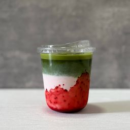Strawberry Matcha Latte