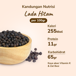 Lada Hitam Utuh 50gram
