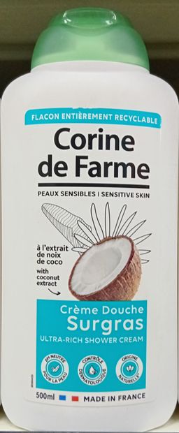 Corine De Farme Douche Cr. Coconut 500ml