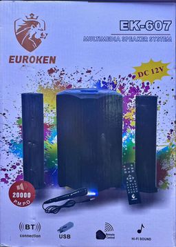 EUROKEN EK-607 MULTIMEDIA SPEAKER SYSTEM