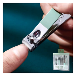 CORTA UÑAS Y LIMAS PARA MANICURA SET 5 UNIDADES