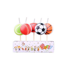 VELA DE CUMPLEAÑOS DISEÑOS VARIADOS SET DE 5