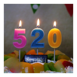 VELA DE CUMPLAÑOS NUMEROS (UND)