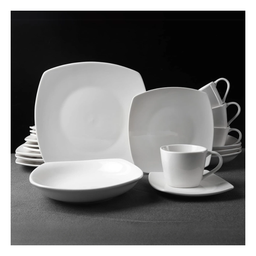 VAJILLA DE 20 PIEZAS DINNER SET BLANCO