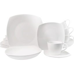 VAJILLA DE 20 PIEZAS DINNER SET BLANCO