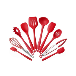 UTENSILIOS DE COCINA SILICONE SET 10 PZAS YI GUAN