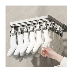 TENDEDERO METALICO 20 GANCHOS PARA ROPA INTERIOR