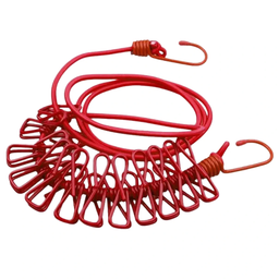 TENDEDERO CON PRENSAS 1.8 MTR 12 CLIPS