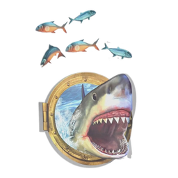 STICKER PARA PARED MOD TIBURON 86*61 CM