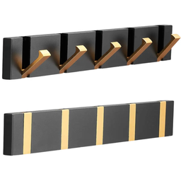 SOSTENEDOR TIPO PERCHERO 5 GANCHOS 30X 4 CM