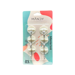 SOSTENEDOR MULTIFUNCIONAL SET 6 GANCHITOS