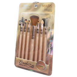 SET DE BROCHAS MAQUILLAJE 7 EN 1