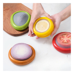 SET DE 4 ENVASES PARA ALIMENTE TOMATO/LEMON/AVOCADO/ONION