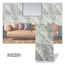 SET DE 10 LAMINAS DE RECUBR. P/PARED COLOR CEMENTO URBANO 60x30 CM