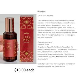 NAELOFAR OUD ROSE ROOM SPRAY