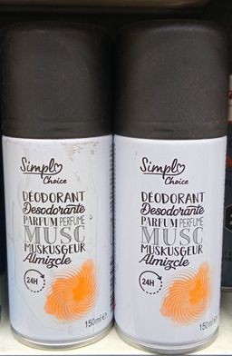 Simple Deo Spr. Hom. Musk 150ml