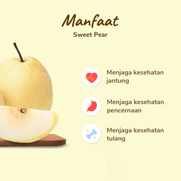Buah Pir Madu / Sweet Pear 3-5 pcs 950-1000 gram