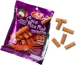 Kaset Coco Roll Grilled Squid Flavour 40gm