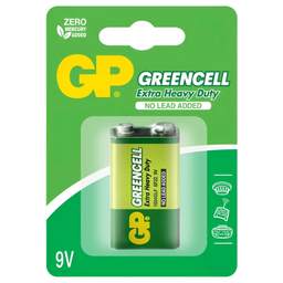 PILA CUADRADA 9V GP EXTRA HEAVY DUTY