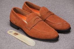 MARRON CLAIRE en daim semelle en cui