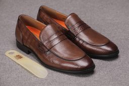 croco marron foncé semelle en cui