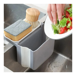 PAPELERA Y ESCURRIDOR PLEGABLE PARA FREGADERO