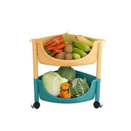 ORGANIZADOR VERTICAL PLAST ESQUINERO 2 BANDEJAS 45 CM