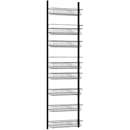 ORGANIZADOR VERTICAL METALICO 8 ESTANTES PARA PARED LISA
