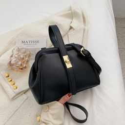 Leathered sling bags.